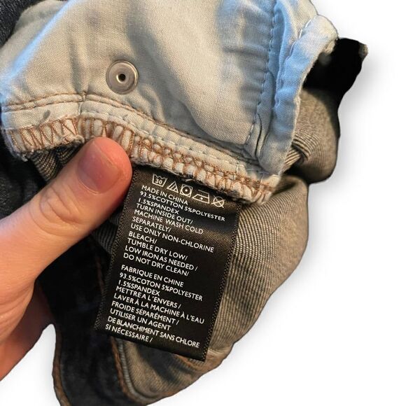 CROP HIGH RISE DISTRESSED SKINNY JEANS - Picture 12 of 14